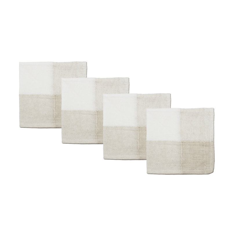 Serviette en polyester et coton 20 po Mcclay, Beige
