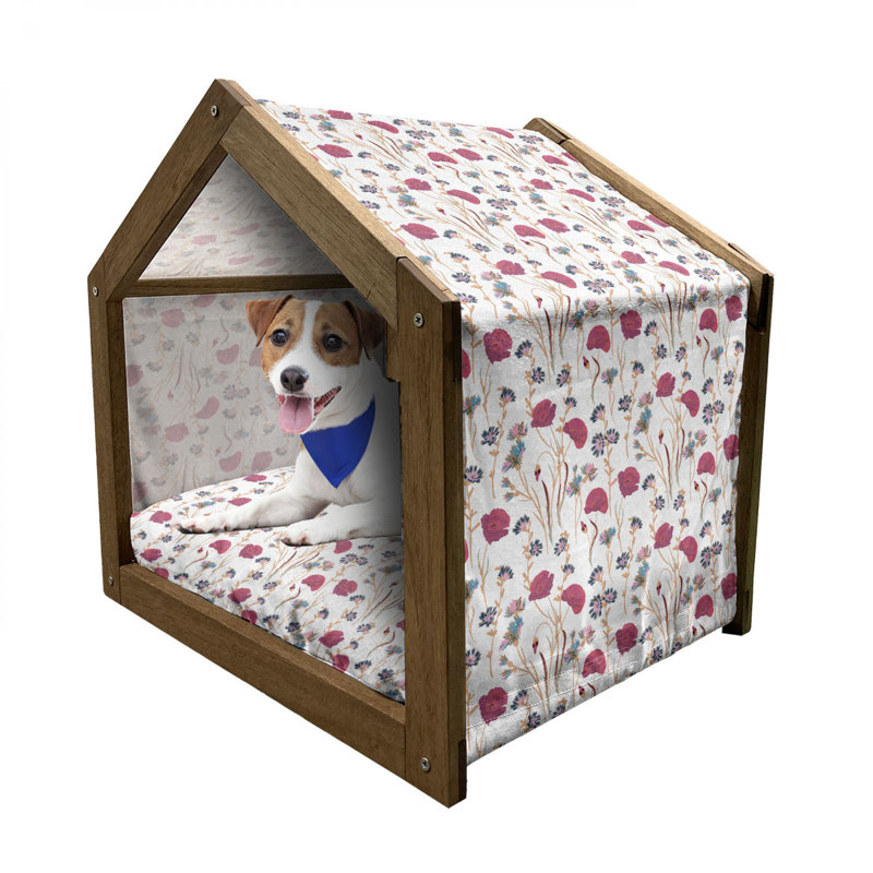 Niche pour chien en bois, H 22,44 po x l 23,62 po x P 17,72 po