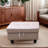 Enitan Faux Leather Ottoman-1193325358-1193325353
