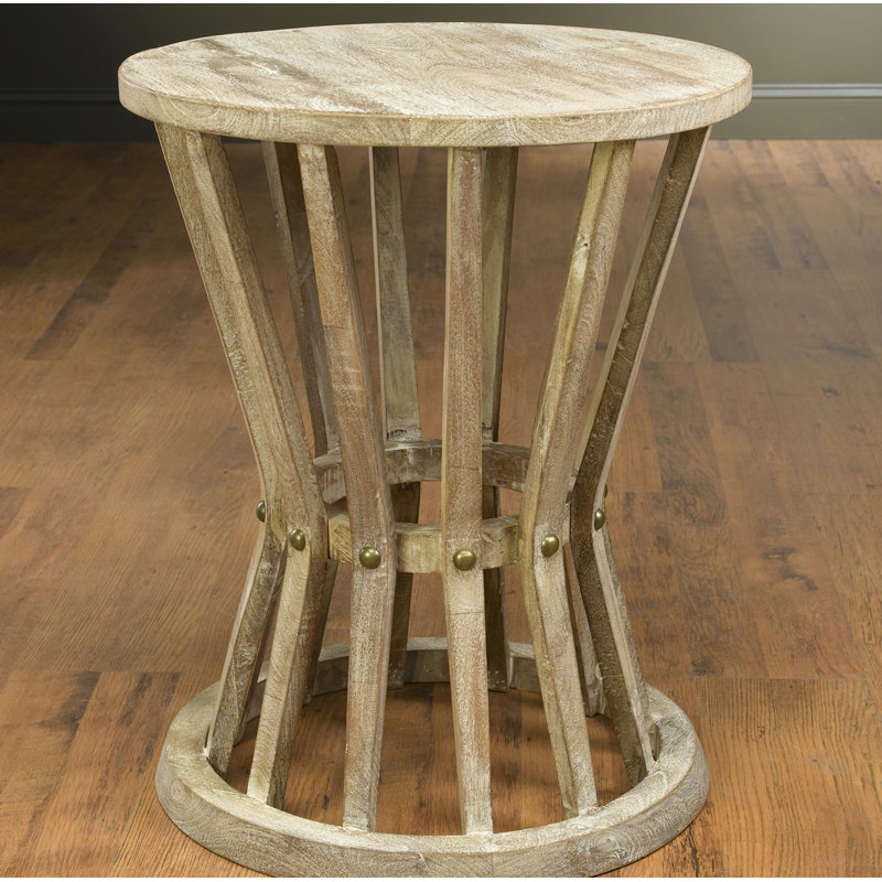 Behdad End Table, Weathered Sand