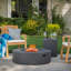 Fen Concrete Propane Smokeless Fire Pit Table-20237657