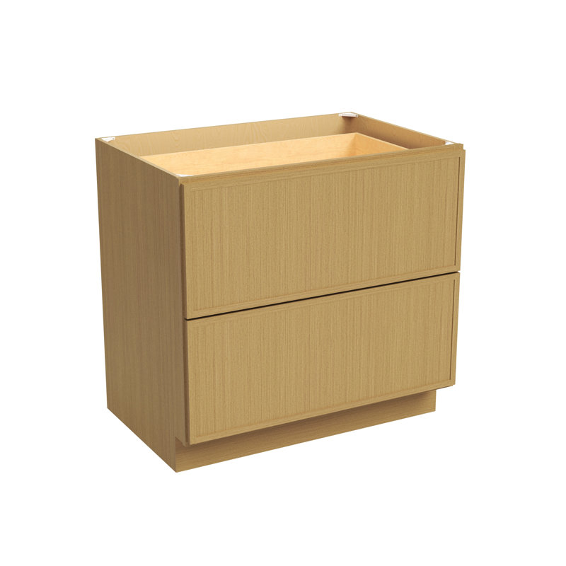 Meuble bas de cuisine CASAINC à assembler soi-même, 2 tiroirs, L 91,4 cm x H 87,6 cm x P 61 cm, L 36 po x H 34,5 po
