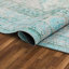 Nile Vintage Medallion Flatweave Green Area Rug-61443449