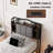 Upholstered Bed Frame With Led Lights & Charging Station-1676423748