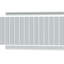 Panneau mural Deluxe en PVC blanc-43142412