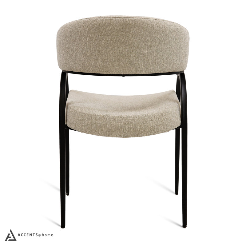 Chaise en tissu de qualité supérieure Kara
