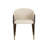 19'' H Faux Leather Upholstered Metal Armchair