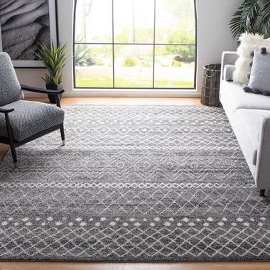 Greyleigh Connie Gray Area Rug, Size: Rectangle 11' x 15