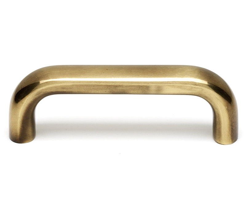 Contemporary Arch Pull, Polished Antique