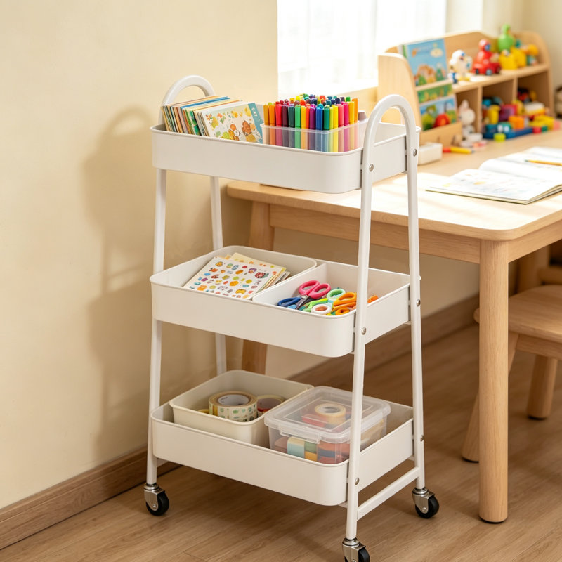 76 cm H x 43 cm W Utility Cart