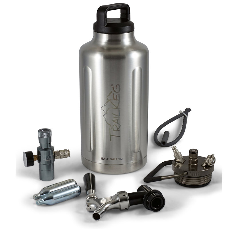 Cruche 64 oz trailkeg, Acier inoxydable