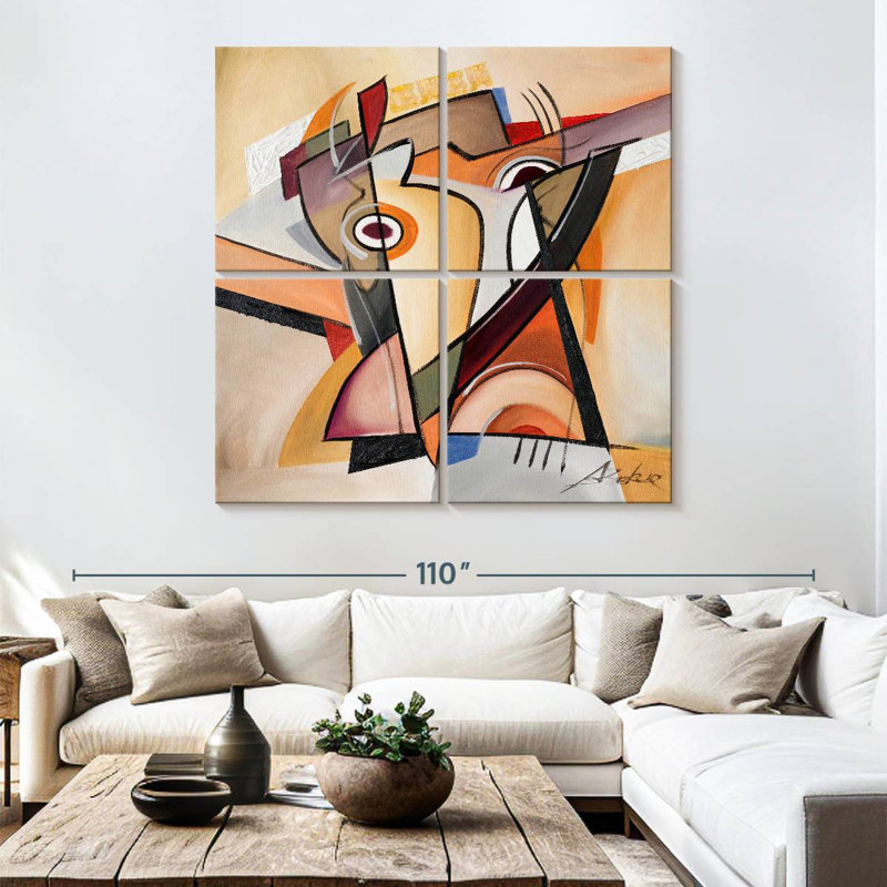 Neutral Semblance, 74" H x 74" W