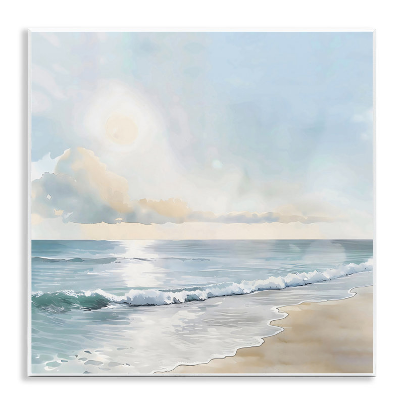 Blue Seascape Overhead Cloud Wall Plaque, design by Creative Studio