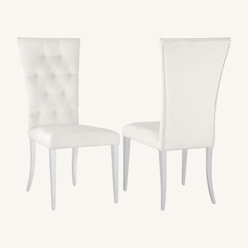 Chaises de salle à manger, Blanc