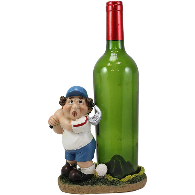 Support à bouteilles de vin blanc/bleu/vert pour 1 bouteille