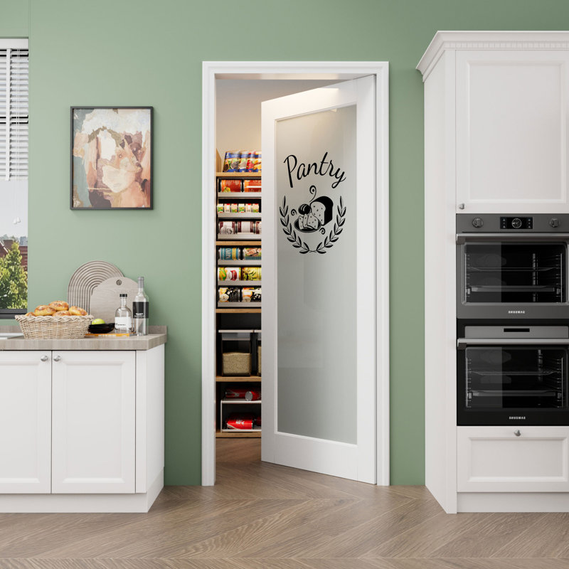 Porte standard d'intérieur en bois manufacturé massif sans trousse de quincaillerie, 32 po x 96 po, blanc018