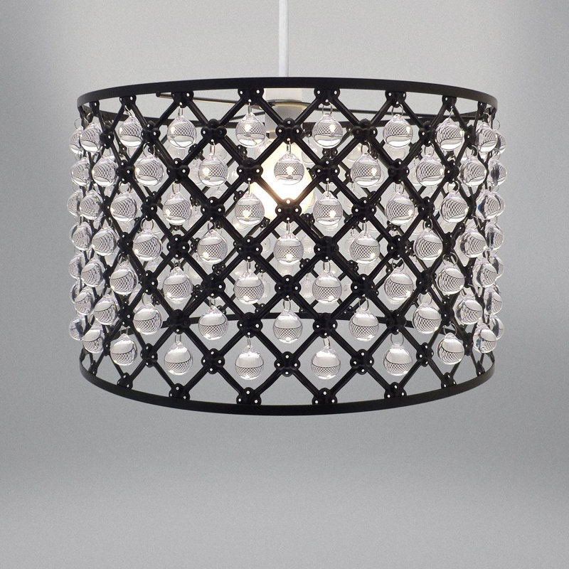 Emert 1 - Light Black Crystal Pendant