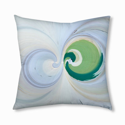 Abstract Reversible Throw Pillow