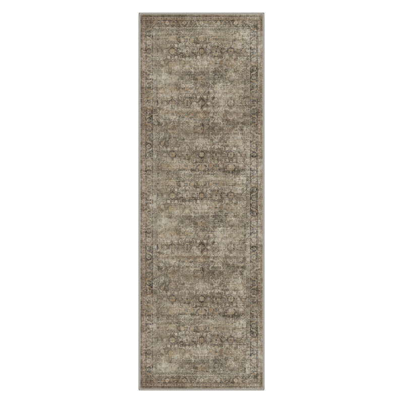 Tapis oriental performance Roehit Heritage, Tapis de couloir 2 pi 3 po x 6 pi