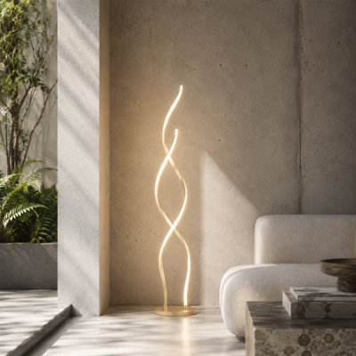 Acropora LED Floor Lamp - Gold