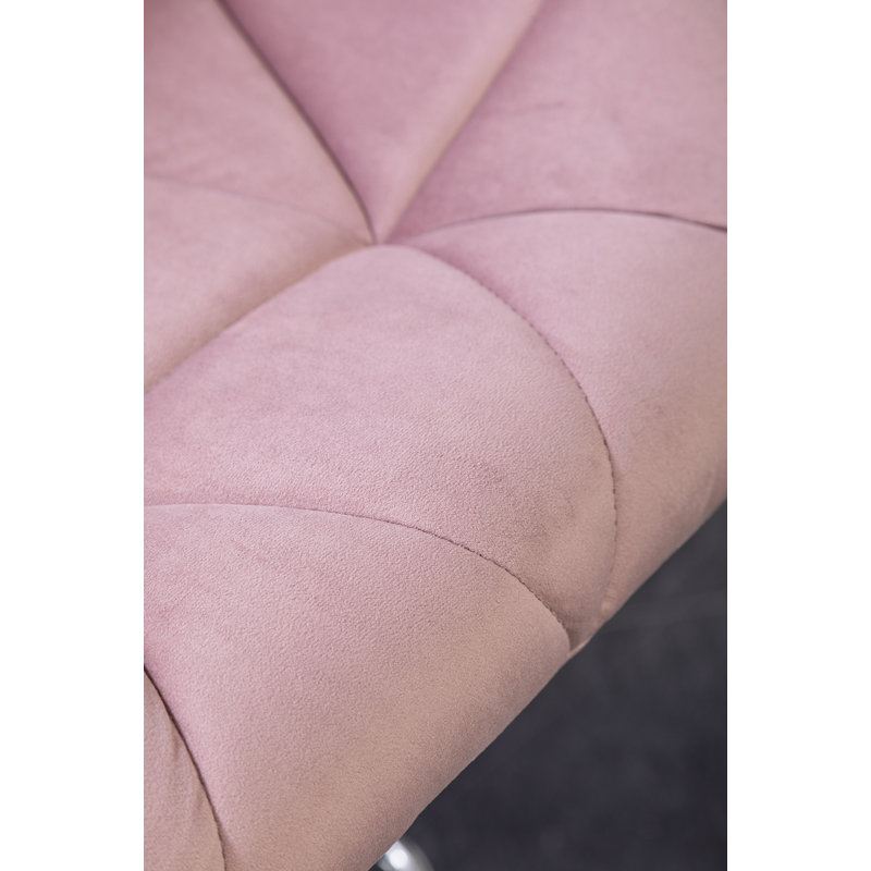 Tabourets de bar en métal Mauve