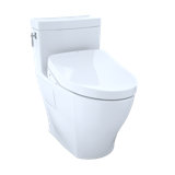 Aimes® Dual Flush 1.28 GPF Elongated Bidet Toilet with S550e Electronic Bidet Seat