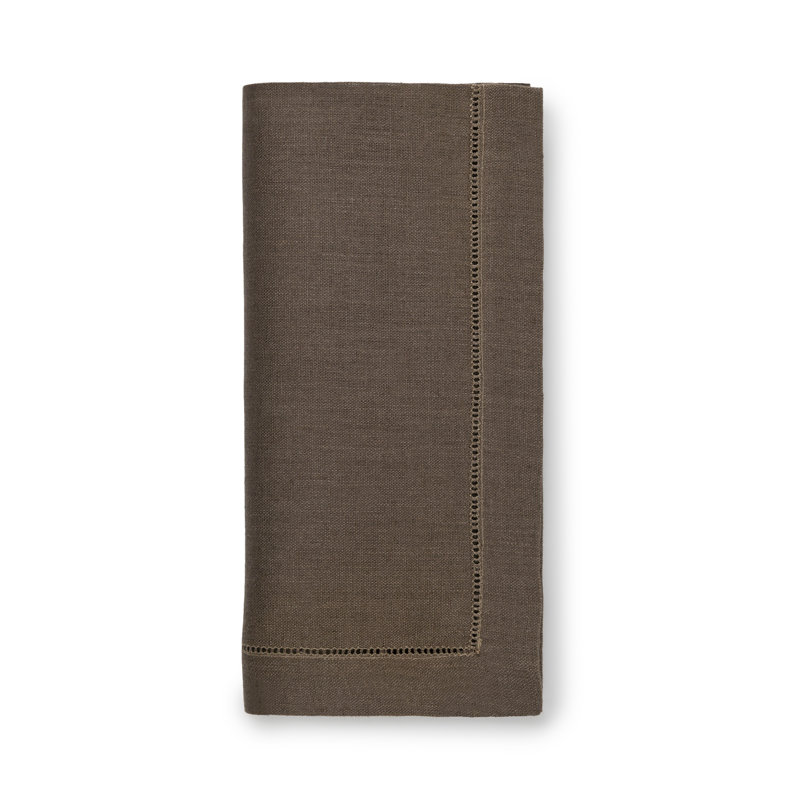 Festival Linen Rectangle Napkins, Walnut
