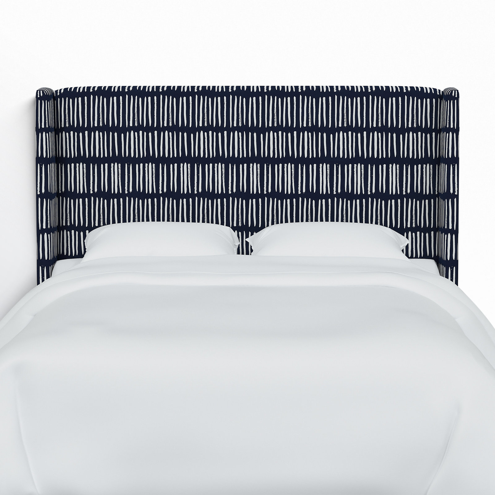 Matt Cotton Upholstered Headboard, Queen
