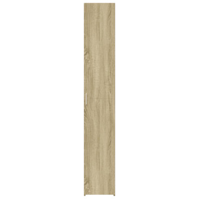Bois d'ingénierie vidaXL Chêne Sonoma 11,8 po x 16,7 po x 72,8 po