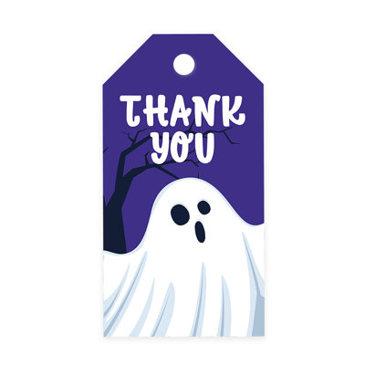 Sacs-cadeaux jetables en papier Spooky Ghost