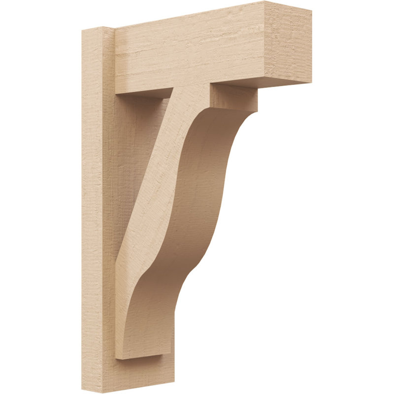 Bois de cèdre brut Funston Block TimberThane Perspector, brun clair apprêté, H 22 po x l 6 po x P 14 po