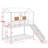 Fun Metal Twin-Over-Twin Bunk Bed With Slide, Perfect For An Exciting Housebed Experience-114328185