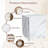 4-in-1 Folding Sewing Table with Lockable Wheels – Multi-Functional Craft Station, End Table, Computer Desk & Kitchen Storage with Shelves, White Rolling Sewing Machine Table for Apartments