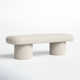 Anston Boucle Fabric Upholstered Bench