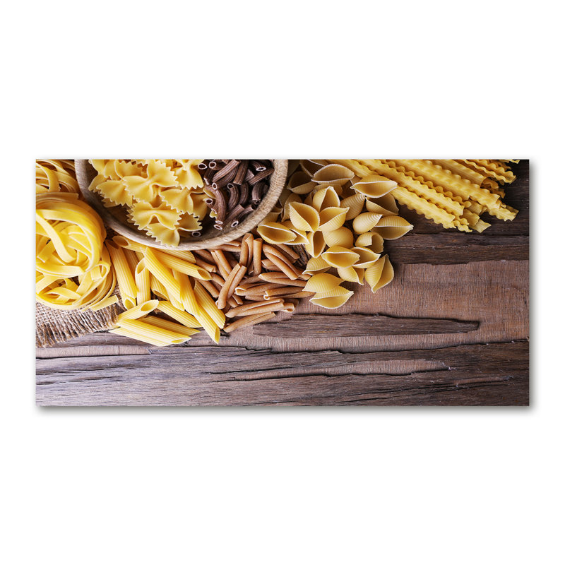 A Mix Of Pasta - Print, 50cm H x 100cm W x 2cm D, Wrapped Canvas