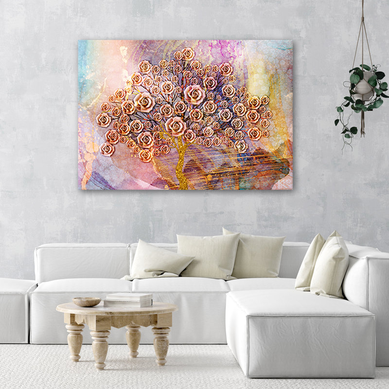 Klimt Tree Of Life - No Frame Print on Canvas