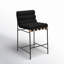 Macibella Channel Tufted Boucle Counter Stool-569614449
