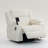 Power Swivel Rocker Recliner Chair for Adults with Massgae and Heat, USB and Type-C Charging Port, Infinite Position, Electric Glider Rocking Chairs for Living Room, Nursery