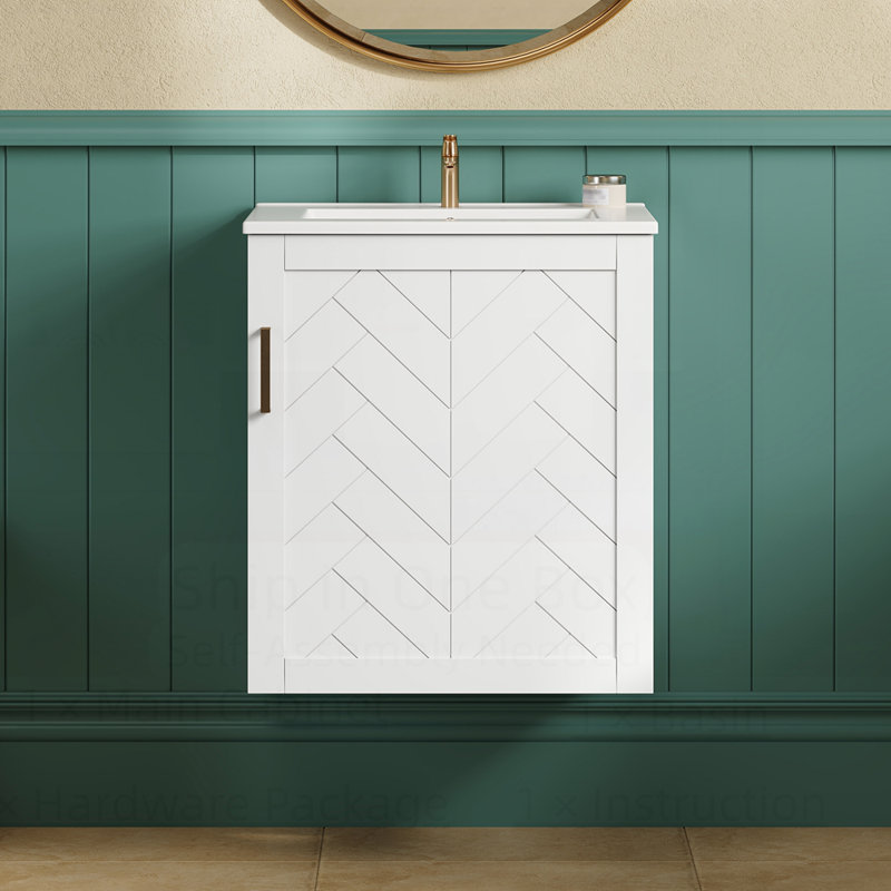 Armoire de salle de bain murale avec plusieurs options de rangement et conception résistante à l'eau durable pour les salles de bain modernes