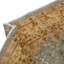 Hand Knotted Wool Area Rug in Light Blue And Gold