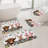 4 Pcs Easter Farm Animals Bath Rug Set
