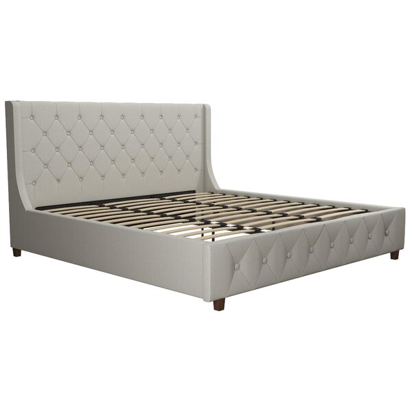 CosmoLiving by Cosmopolitan Mercer Tufted Upholstered Platform Bed ...