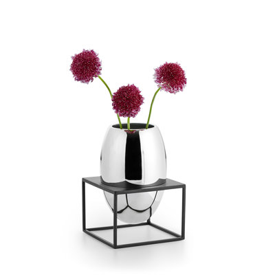 Solero Nickel Table Vase