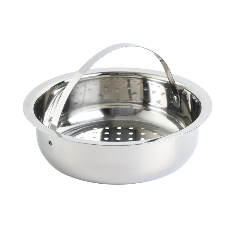 Ensemble de casseroles à pâtes en acier inoxydable 5 pte avec panier à vapeur et couvercle Oster Sangerfield