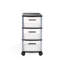 Armoire de rangement en plastique robuste à 13 tiroirs 13 po noir et transparent