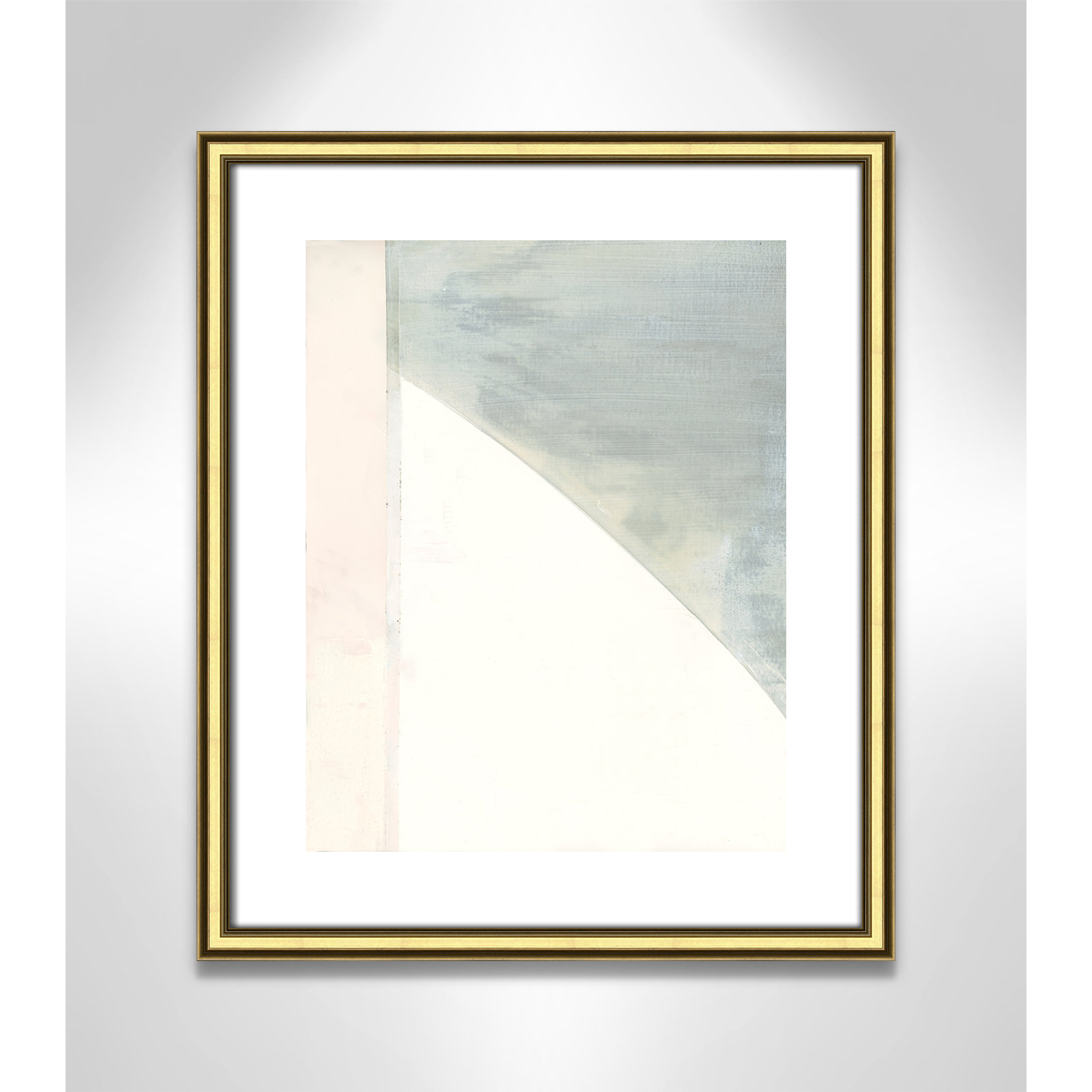 In Neutral I - Painting Print, Gold Framed Paper, 19" H x 16" W x 0.88" D