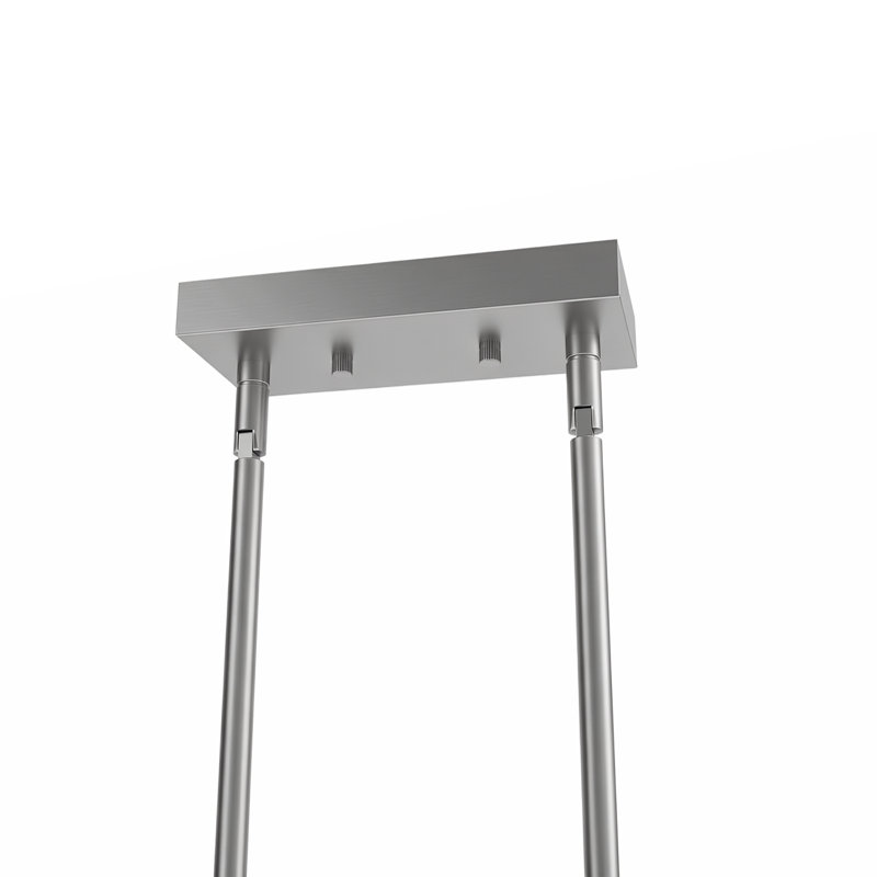 Suspension Asa 5 pour îlot de cuisine, Nickel