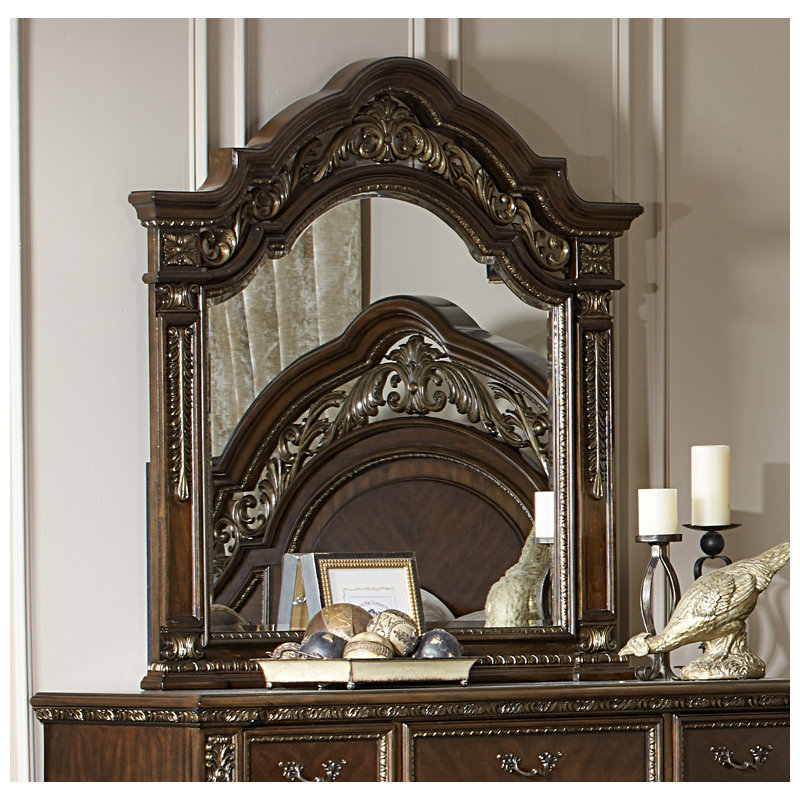 Amonni Engineered Wood Flat Mirror
