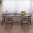 Nut-brown Rectangular Solid Wood Writing desk