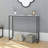 White Quartz Rectangular Console Table
